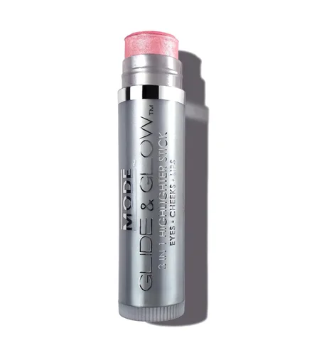 Miniatura 7 de MODE Glide & Glow - Resaltador 3 en 1, color cremoso, rubor en barra de maquillaje, brillo brillante de larga duración para ojos, mejillas, labios
