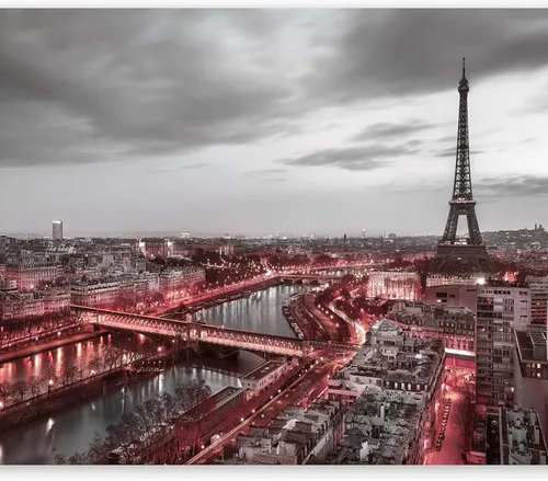 Miniatura 10 de artgeist Mural de pared prémium de París 79 x 55 pulgadas, papel tapiz no tejido XXL, decoración de pared de forro polar, impresión fotográfica