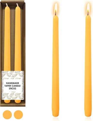 Miniatura 53 de Pink Candlesticks - Juego de 2 velas cónicas en espiral, sin perfume, de 10 pulgadas de largo, velas cónicas sin perfume para decoración del hogar
