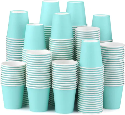 Miniatura 18 de Paquete de 50 vasos de papel blancos de 3 onzas, vasos desechables para el baño, vaso pequeño para enjuague bucal, vaso para aperitivos para agua
