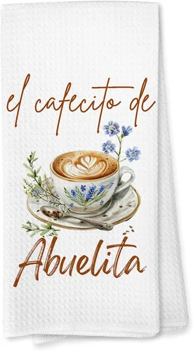 Miniatura 8 de Voatok Abuela Gifts - Toallas de cocina de café, regalos de Abuela para Navidad, cumpleaños de parte de nietos, toallas de mano para el mejor regalo