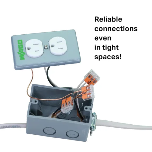 Miniatura 9 de Wago 221-413 LEVER-NUTS 3 Conductor Compact Connectors 2500 PK