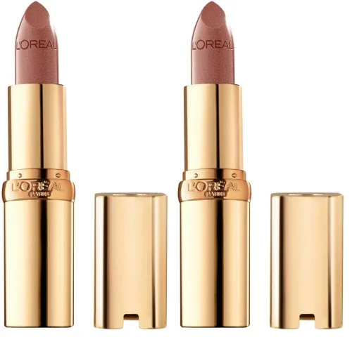 Miniatura 24 de L'Oreal Paris Colour Riche Original - Lápiz labial cremoso e hidratante satinado con aceite de argán y vitamina E, lava ardiente, 1 unidad Blazing
