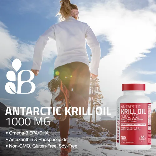 Miniatura 3 de Suplemento Antarctic Krill Oil de 0.035 onzas, de Bronson , No Model, 1
