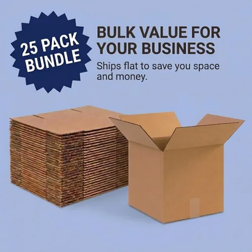 Miniatura 7 de BOX USA Cajas de envío pequeñas de 30,5 cm x 30,5 cm x 30,5 cm Paquete de 25 - Caja de cartón corrugado para mudanza, envío, embalaje, envasado