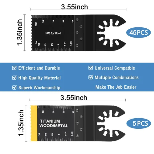 Miniatura 2 de AIFICUT 10 piezas de hoja de cuchillo de gancho para herramienta multifunción oscilante para tejas de alfombra, materiales blandos, accesorio
