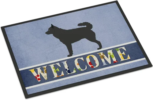 Miniatura 79 de Caroline's Treasures BB8321JMAT - Felpudo de bienvenida Berger Picard de 24 x 36 pulgadas, tapete azul para puerta delantera, para interiores