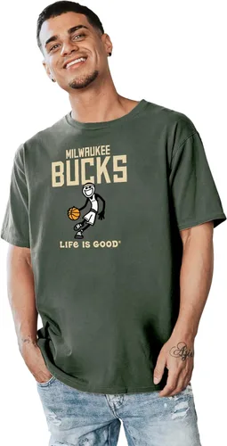 Miniatura 7 de Blue 84 NBA - Camiseta unisex para adultos, con licencia oficial de la NBA, Life is Good, color del equipo de baloncesto Jake