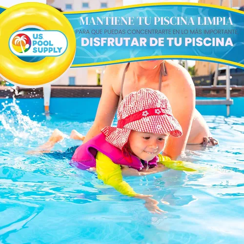 Miniatura 6 de U.S. Pool Supply Paquete de 4 cartuchos de filtro de repuesto universales, tipo A o C, compatibles con bombas de piscina sobre el suelo con filtros