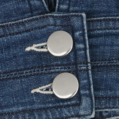 Miniatura 5 de Camiseta corta sin mangas con botones en la parte delantera y cuello en V profundo para mujer, corsé sin espalda