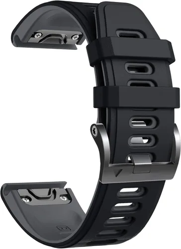 Miniatura 4 de ANCOOL Correa de reloj Fenix 6/7/5/8 de 1.850 in, correa suave de silicona de 0.866 in de repuesto para reloj inteligente Fenix 6 Pro/5 Plus/7 Pro