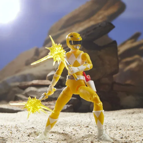 Miniatura 4 de Power Rangers Lightning Collection - Figura de acción coleccionable de Mighty Morphin Yellow Ranger de 5.9 in, con accesorios