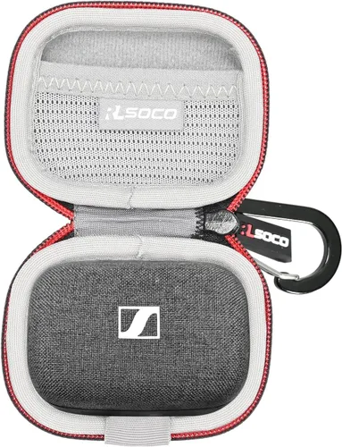 RLSOCO Funda de transporte para auriculares inteligentes Sennheiser Momentum True Wireless 4/3 - Negro (solo funda)