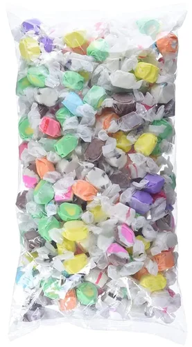Sweet Candy Original - Surtido de caramelos masticables de agua salada, deliciosos dulces masticables de agua salada a la antigua envuelta