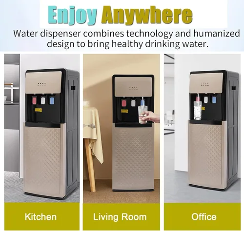 Miniatura 7 de Dispensador de enfriador de agua para botella de 5 galones (Champaign Gold)