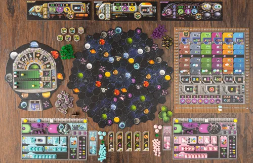 Miniatura 4 de Capstone Games Gaia Project: The Lost Fleet Expansion Juego de mesa de estrategia para adultos 1-4 jugadores, tiempo de juego de 90 a 150