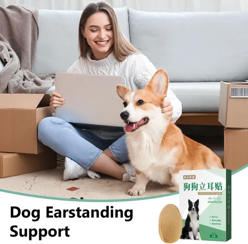 Miniatura 7 de Kit de 2 piezas de publicación de orejas de perro para Doberman Pinschers - Cinta para orejas de perro, herramienta de soporte para orejas con cinta