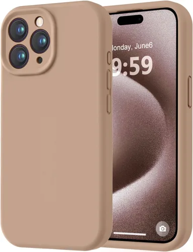 Miniatura 218 de LOVE 3000 Compatible con Funda para iPhone 15, [Cámara de Cobertura Completa de Silicona Suave] [Protección contra Caídas de 8 pies], Forro de Negro