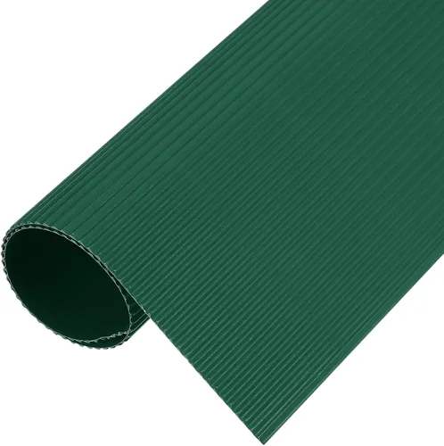 MECCANIXITY Hojas de papel corrugado, 5 unidades, 14 x 10 pulgadas x 1/16 pulgadas, cartón verde militar para manualidades
