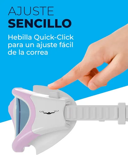 Miniatura 10 de AqtivAqua DX - Gafas de natación con visión amplia para adultos, hombres y mujeres, antiempañamiento y sin fugas Gafas negras + funda plateada