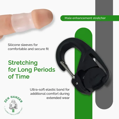 Miniatura 2 de Zen Hanger Estirador de pene para todo el día (ADS) - Kit de dispositivo extensor de pene ajustable para ampliación