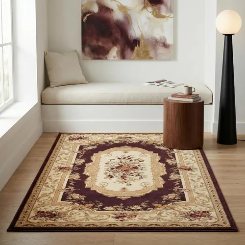 Miniatura 48 de Unique Loom Versailles Collection - Alfombra tradicional clásica con motivo floral, colección Versailles