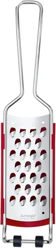 triangle Rallador grueso con recogedor extraíble, acero inoxidable ultraafilado para una rejilla fácil y sin ensuciar, diseño compacto, apto para