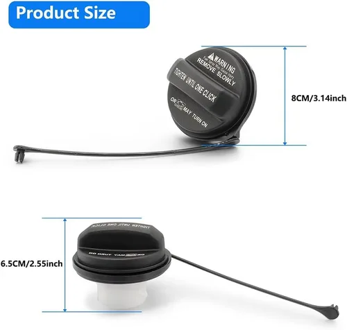 Miniatura 4 de Car Fuel Tank Caps for Hyundai Tucson 2005-2019 31010-3L600 310103L600,Gas Petrol Filler Tank Cover ABS Petrol Cap Fuel Cap Replacement Tight