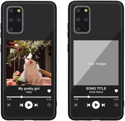 Miniatura 566 de Funda de teléfono personalizada para Samsung Galaxy S22+ / S22 Plus 5G, funda de TPU suave de vidrio templado antiarañazos personalizada con foto