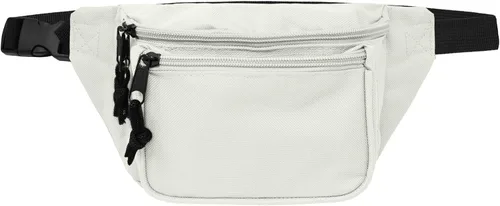 DALIX Cangurera de 3 bolsillos con bolsa de dinero, corrector, corredores, cinturón de cintura en color nude