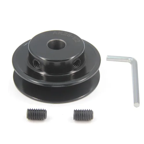 Miniatura 11 de AK30-5/8 pulgadas perforadas poleas de banda de ranura única 3.0 "OD 5/8" Bore V-Belt polea polea de correa de hierro fundido para correa en V