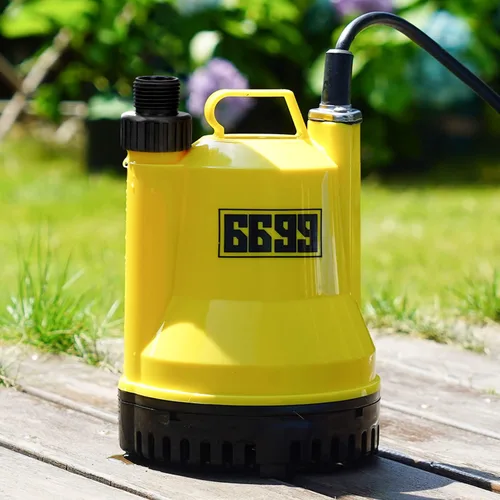 Miniatura 5 de Bomba de agua sumergible 1/4 HP 1600 GPH Bomba de agua termoplástica eléctrica portátil de transferencia con cable de 10 pies para piscina, tina