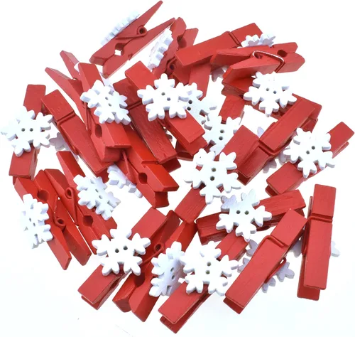 Miniatura 19 de HAHIYO Pinzas para ropa de madera doradas, mini pinzas para la ropa, no se deshacen de 1 pulgada de largo, paquete de 80 resortes resistentes