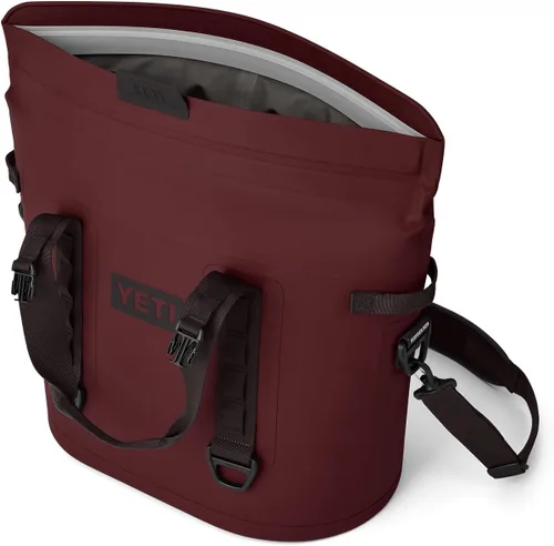 Miniatura 3 de YETI Enfriadores suaves portátiles Hopper Serie M con acceso MagShield Rojo de vid silvestre