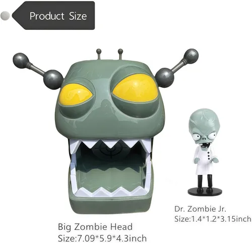 Miniatura 2 de JHESAO Plantas y Zombis Juguetes de Figuras de Acción, Serie de Juguetes PVZ Zombies 1 2, Grandes Regalos para Niños y Fanáticos, para Cumpleaños