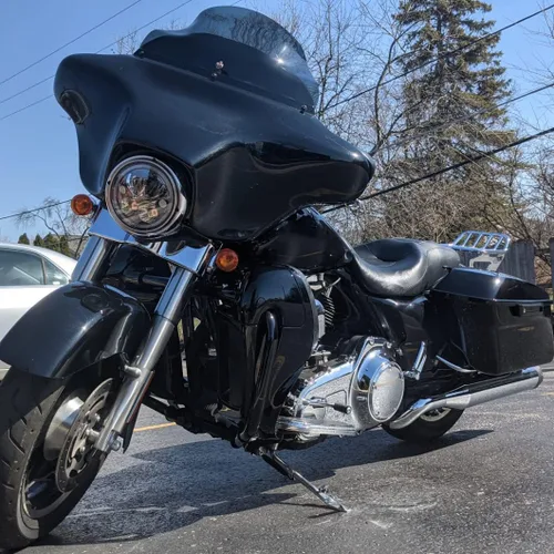 Miniatura 7 de XFMT - Carenadura inferior ventilada para las piernas tipo guantera, modelos FLT, FLHT, FLHTCU, FLHRC, Road King, Street Glide, Electra Glide, Negro
