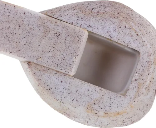 Miniatura 3 de TEHAUX Caja de almacenamiento de llaves de piedra realista, soporte oculto para llaves con material de resina para jardín y uso en interiores seguro