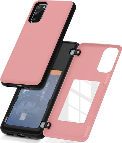 Miniatura 41 de GOOSPERY Funda tipo cartera para Samsung Galaxy S22 Ultra, [tarjetero] parachoques magnético de puerta con cierre automático, cubierta protectora
