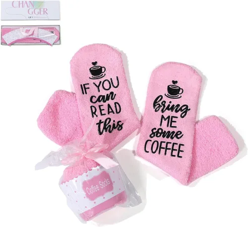 Miniatura 59 de CHANGGER Calcetines unisex con texto en inglés "If You Can Read This Bring Me Some Fuzzy Funny Saying Crew Socks Christmas Unisex Gift