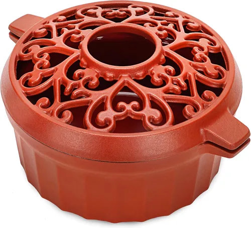 Miniatura 10 de 1MORE Vaporizador para Estufa de Leña - Humidificador de estufa de leña de hierro fundido con revestimiento de esmalte de porcelana, olla de vapor