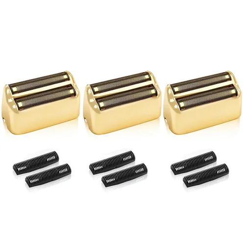 Miniatura 9 de Paquete de 2 láminas de repuesto para afeitadora y cortadores compatibles con BaBylissPRO Double FXFS2 de repuesto de lámina de metal para Azul