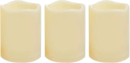 Miniatura 11 de Velas LED sin llama, funciona con pilas, con temporizador integrado de 6 horas, resistente al agua para exteriores, luces de luna para calabaza