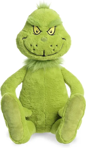 Miniatura 8 de Aurora® Figura de Dr. Seuss™ Grinch de Peluche - Peluche Oficialmente Licenciado para Juego Imaginativo - Perfecto para Niños y Adultos - Verde 50.8
