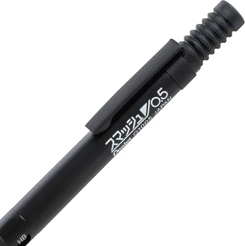 Miniatura 3 de Pentel Smash - Lápiz mecánico para bosquejos (0.5 mm) - Edición especial negra con tubo
