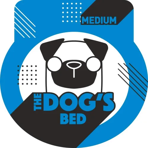 Miniatura 9 de The Dog's Bed - Cama ortopédica de espuma viscoelástica para perro, tela Oxford, gris con ribete negro, mediana