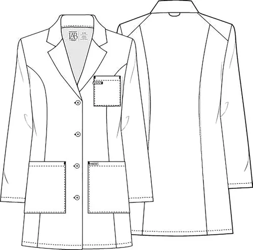 Miniatura 7 de Cherokee CK452 - Abrigo de laboratorio para mujer de 33 pulgadas