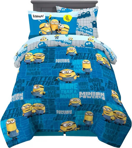 Miniatura 64 de Franco - Juego de ropa de cama para niños, edredón y sábanas supersuaves con funda de almohada, 5 piezas, tamaño individual, Jurassic World, 6A1348