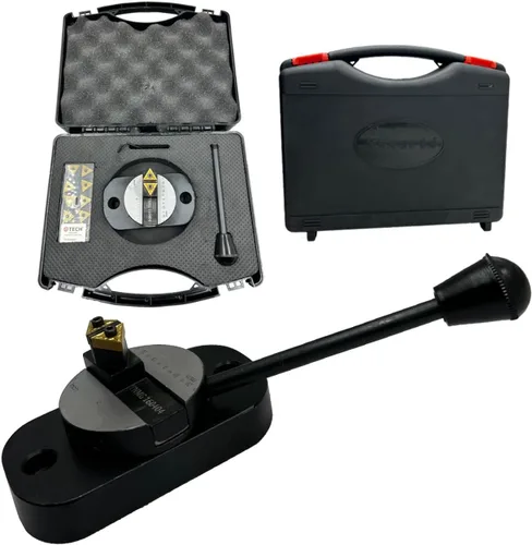 Miniatura 9 de Accesorio de giro de bolas con escala de graduación (para referencia de usuarios) para hacer bolas convexas en máquina de torno con 1 caja de broca