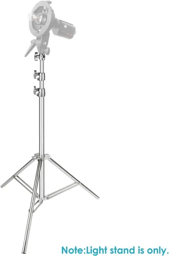 Miniatura 2 de NEEWER Kit de 2 soportes para luz, 200 cm/79 pulgadas, soporte de trípode resistente de acero inoxidable con adaptador de 1/4" a 3/8" para Softbox