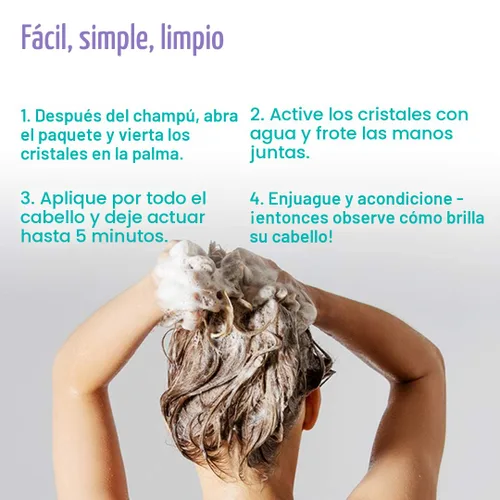 Miniatura 8 de Malibu C Remedio capilar Hard Water Wellness (1 paquete) – Elimina los depósitos de agua dura y las impurezas del cabello – Contiene complejo